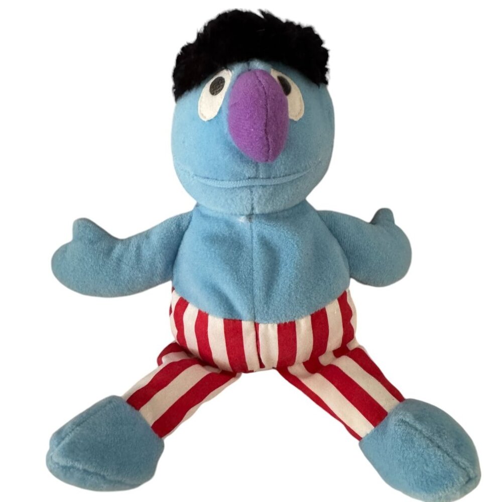 Vintage 1997 Jim Henson Herry Monster Plush Toy By Tyco